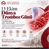 13 Ekim Dünya Tromboz Günü