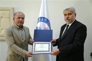 Rektör Prof. Dr. Yusuf Şahin'in Veda Ziyareti