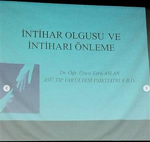 İntihar Olgusu ve Önlenmesi Paneli Gerçekleşti